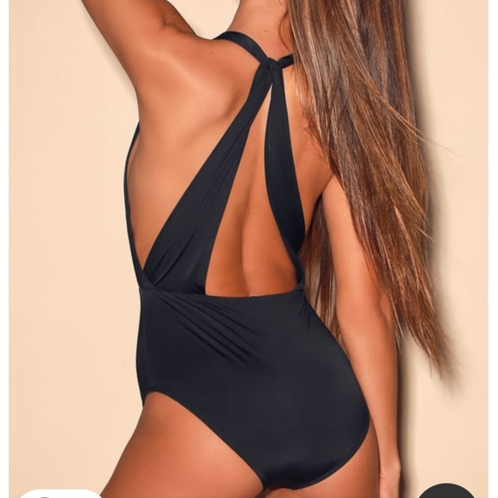 Lulu's Monokini, medium, black